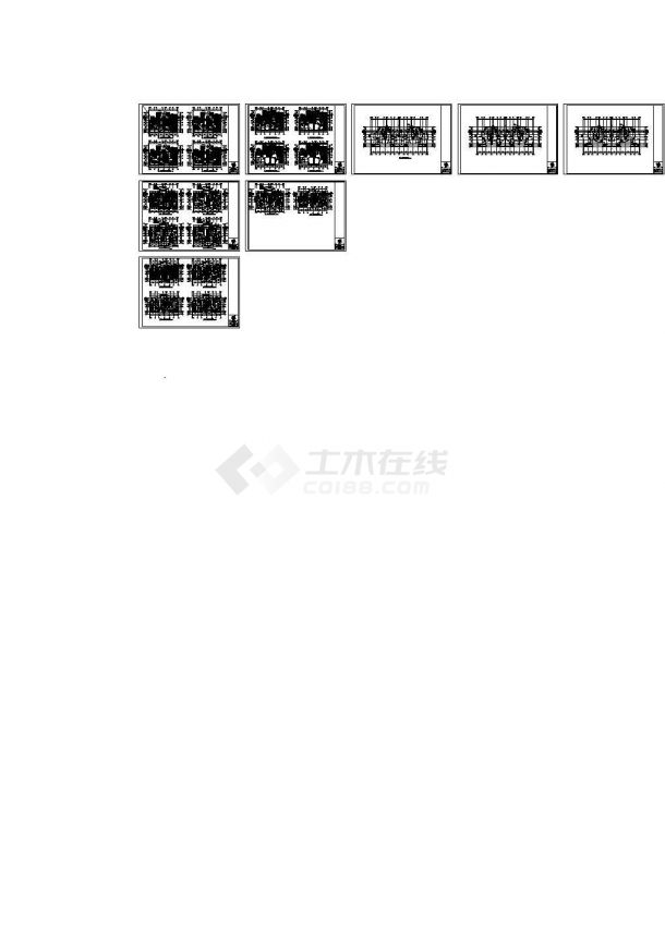 某小高层剪力墙结构住宅楼户型配电设计cad全套施工图（含弱电设计，含2栋楼设计）-图一