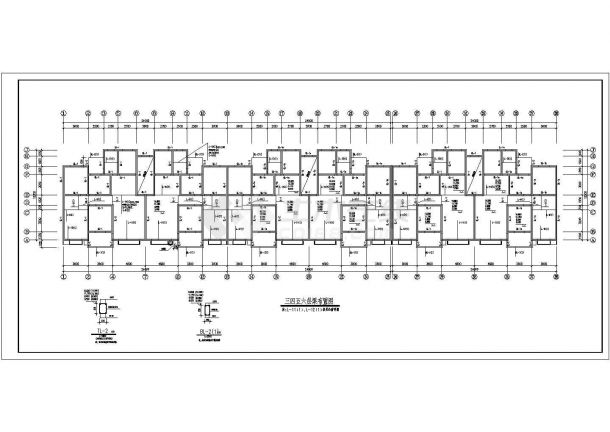 众志新世界多层框架结构住宅楼设计cad详细结构施工图（含设计说明）-图一