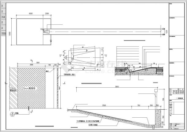 容纳13000人空间钢管桁架结构体育场CAD结构施工图（含建筑图钢结构图）-图一