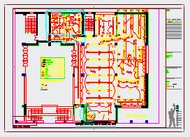 天劲花园售楼处装饰装修设计CAD施工图_图1