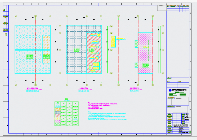 太仓单层框架结构消防泵房及水池结施CAD图纸_图1