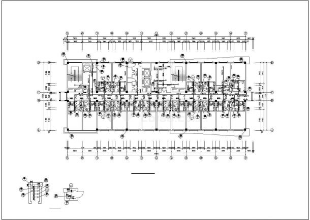 西宁市仁川路某17层框架结构星级大酒店全套给排水设计CAD图纸-图一