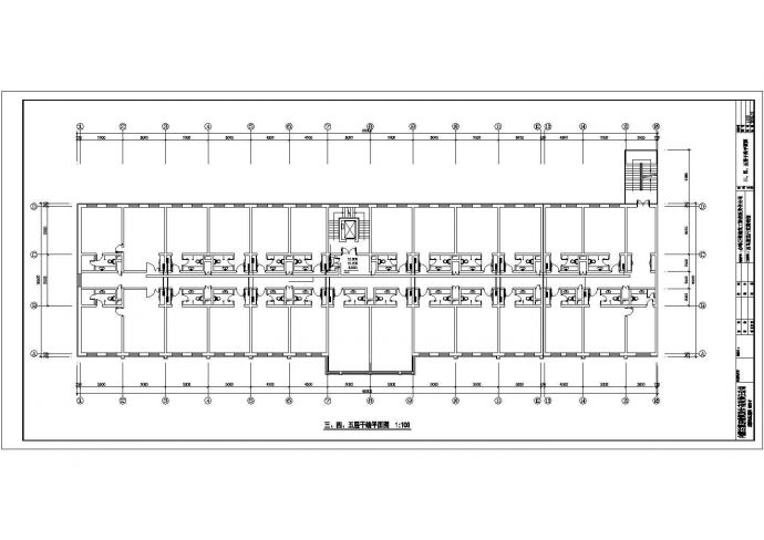 福州市某8500平米6层框混结构高档商务酒店全套电气系统设计CAD图纸_图1