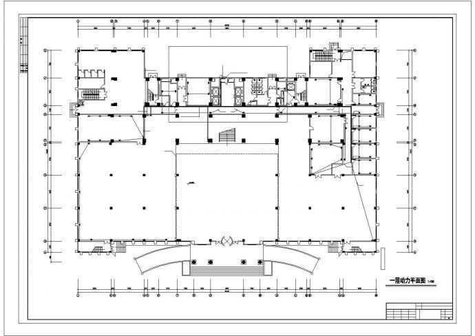 北京市某3.2万平米16层框架结构三星级大酒店全套电气系统设计CAD图纸_图1