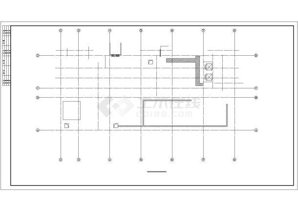 南昌市某1.2万平米13层钢混框架结构星级大酒店全套建筑设计CAD图纸-图一