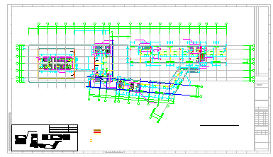 24层钢框架混凝土核心筒结构国际设计中心结构cad设计图（安藤忠雄设计）-图一