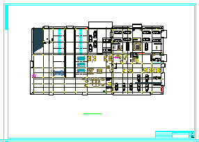 两层钢结构大众汽车4S店结构cad设计图（含建筑图）-图一