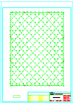 逸夫图书馆网架采光工程结构cad设计施工图（含计算简图）_图1