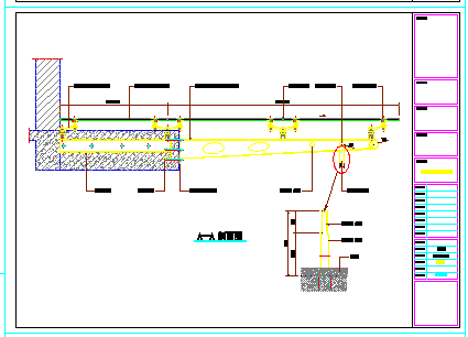 钢结构厂房雨棚cad设计图纸合集（7套图）_图1