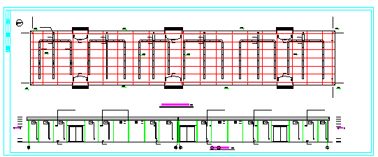 单层排架结构仓库结构cad设计施工图（含建施、审查意见书）_图1