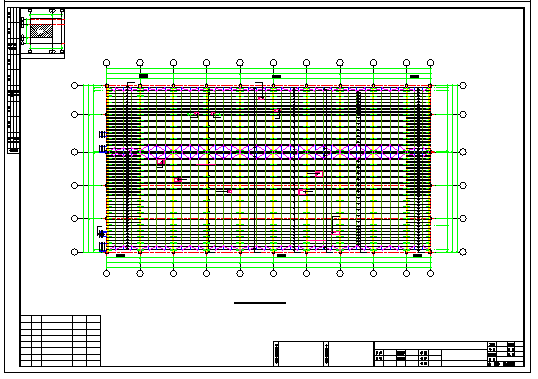 [南通]排架结构增资扩建联合厂房结构cad设计图（轻型钢屋面）