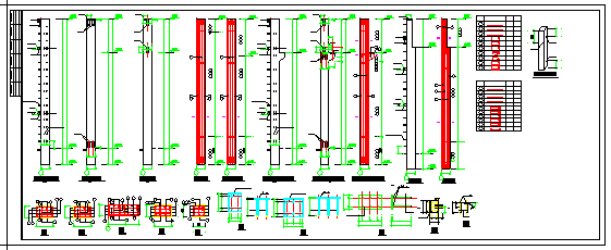 某框排架厂房及辅助用房结构cad设计图_图1