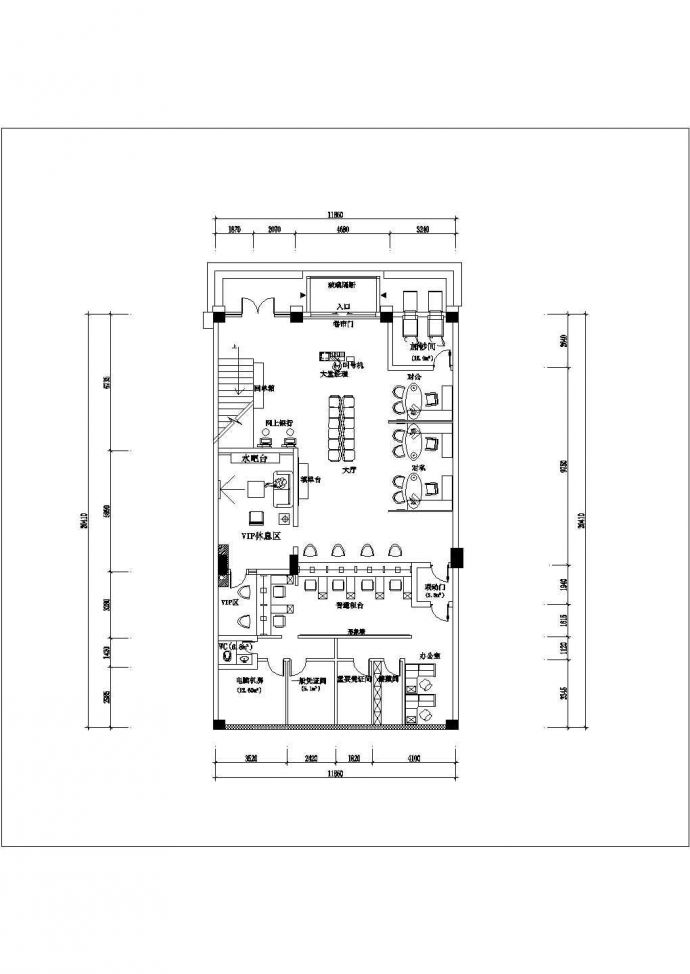 江西多层商业办公楼多联机空调系统设计施工图（含设计说明）_图1