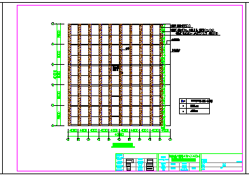 连栋薄膜大棚钢结构cad设计施工图_图1