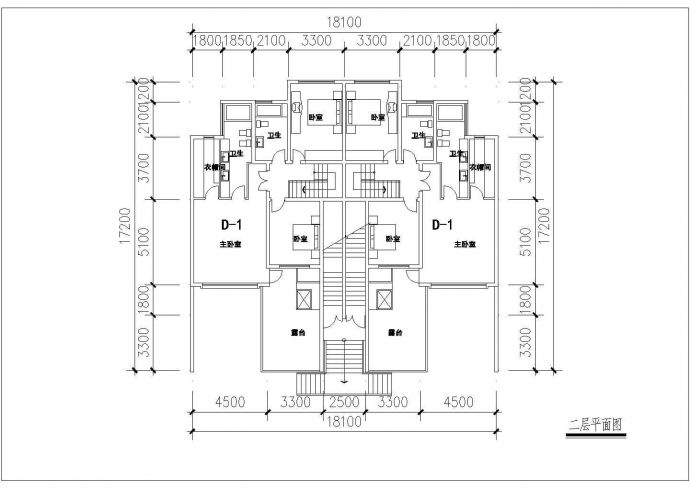 江苏省无锡市天奇地块项目叠加别墅设计CAD图纸_图1