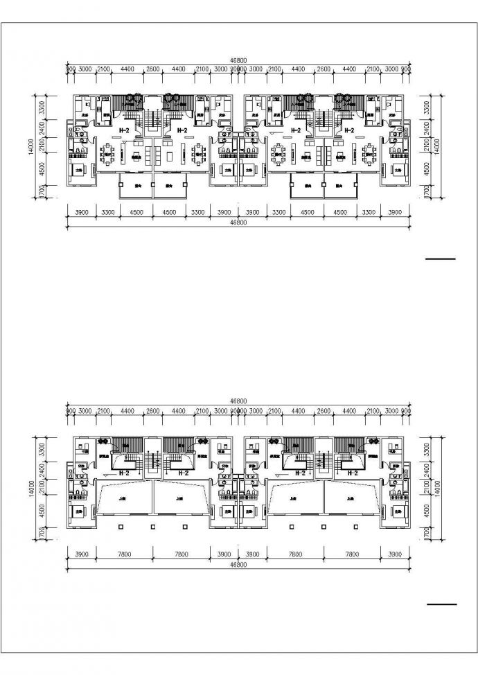 江苏省南通市CB202001地块项目花园洋房设计CAD图纸_图1