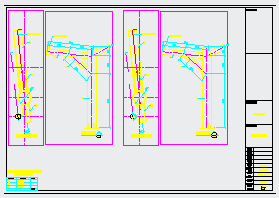 某地铁出口索膜结构cad设计图-图一