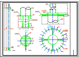 某索膜结构膜亭结构cad设计图_图1