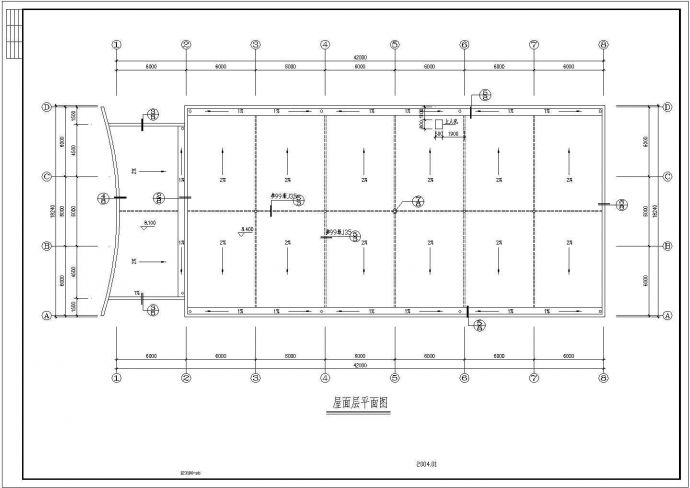 河南省商丘市某食堂建筑设计CAD图纸_图1