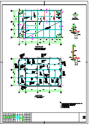 某高压氧仓结构cad设计施工图_图1