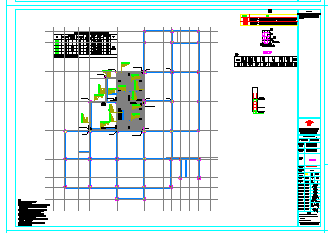 某游客服务中心结构cad设计施工图_图1