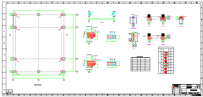 煤储运装置新建结构工程cad设计施工图_图1
