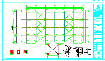 [天津]多结构类型分区办公楼结构cad设计施工图-图二