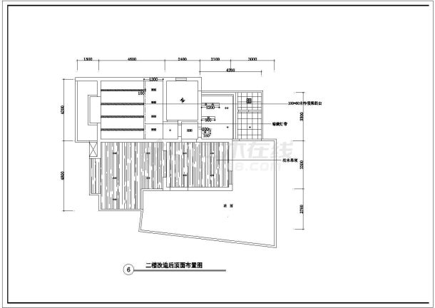 某跃层住宅装饰装修CAD示意图-图二