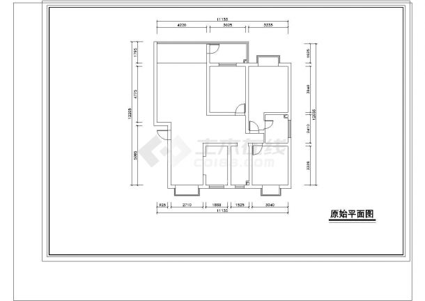 一整套家庭室内装修CAD建筑设计施工图-图一