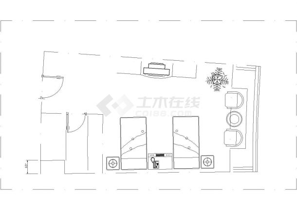 兴平市人民西路某16层框架结构商务星级酒店建筑设计CAD图纸-图一