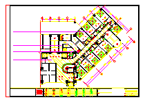 酒店棋牌室装修设计CAD施工图（含设计说明）-图二