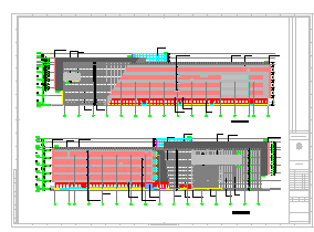 东莞图书馆建筑结构给排水暖通电气全套CAD施工图-图二