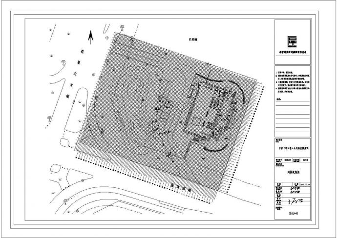 某生态园庭院设计园林CAD全套图纸_图1