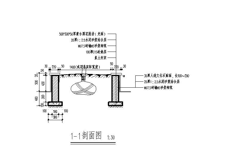 景观工程细部节点图纸
