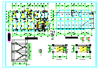 16层办公楼框架结构cad设计施工图-图二