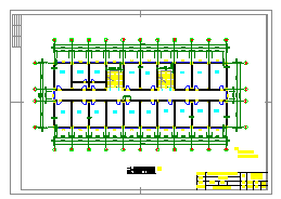 2866平米五层学生公寓（计算书、建筑、结构图）-图一