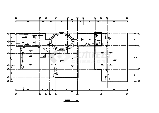 海门某3层幼儿园教学楼建筑设计施工cad图纸-图一