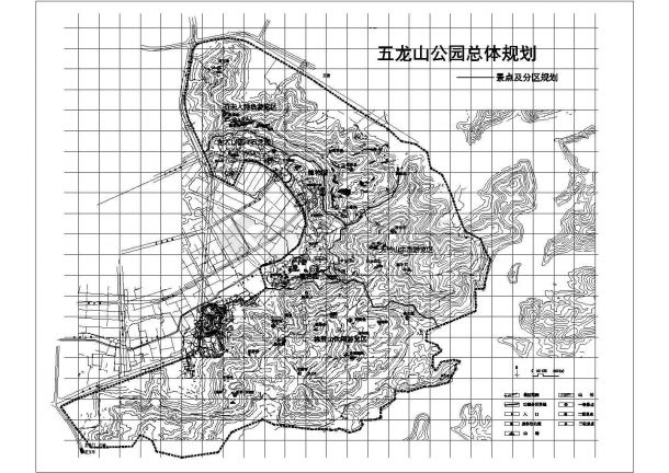 温岭五龙山公园规划设计方案图-图二