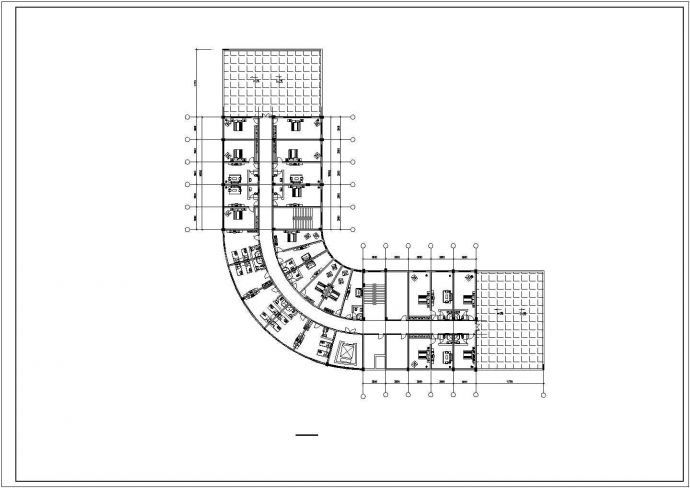 南京市栖霞风景区某休闲山庄5+7层框架结构假日大酒店建筑设计CAD图纸_图1