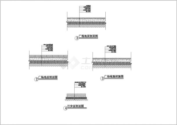 吉林省通化市华汇康城整体设计CAD图纸-图一