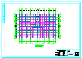 多层板配筋住宅楼结构cad设计施工图纸-图二