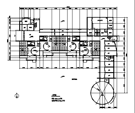 2525平米某市中心区幼儿园2层教学楼建筑设计施工cad图纸-图二