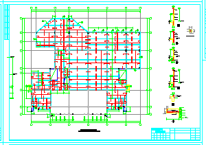 多层研发中心及测试塔结构cad设计施工图-图一