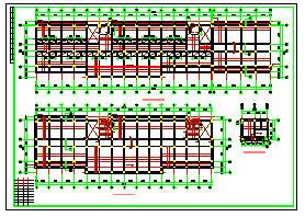 某综合楼框架结构cad设计施工图-图二
