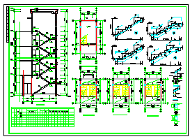 某综合楼框架结构cad设计施工图