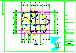 三层别墅建筑结构cad设计施工图带地下室_图1