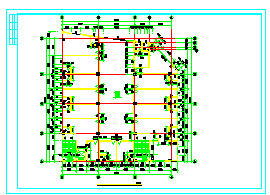 三层职工宿舍楼框架结构建筑cad设计施工图_图1