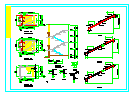 三层现代别墅框架结构cad设计施工图-图一