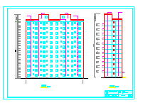 12层住宅楼全套设计毕业设计(5300平，含设计说明、计算书，建筑结构施工图)-图一
