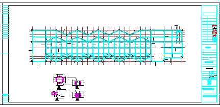 某小学教学楼结构设计cad施工图纸_图1